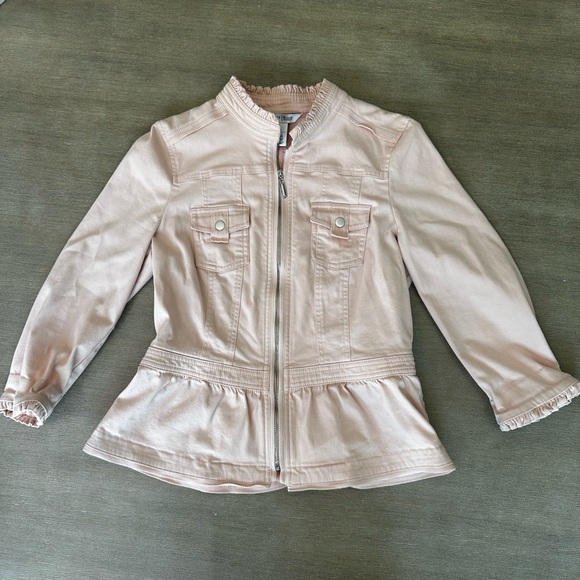 White House Black Market Other - White House Black Market Light Pink woman’s  cotton size 4 Jacket